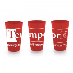 Gobelets réutilisables 30 cl - Agence