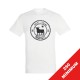 Tee-shirt blanc agence manches courtes